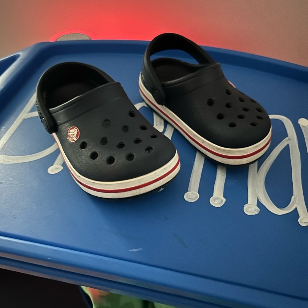 Toddler Crocs. Gently worn